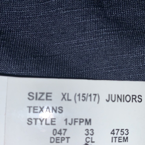 NWT⭐️HOUSTON TEXANS🇺🇸TANK Racerback Jrs. XL by NFL Team Apparel - Picture 9 of 13